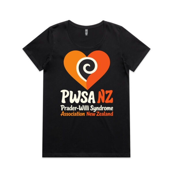 Heart black tee - AS Colour Womens Maple Scoop Tee Thumbnail